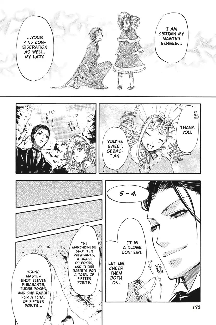Kuroshitsuji Chapter 14 page 24 - Chapter 14: At midnight: The Butler, On the Hunt