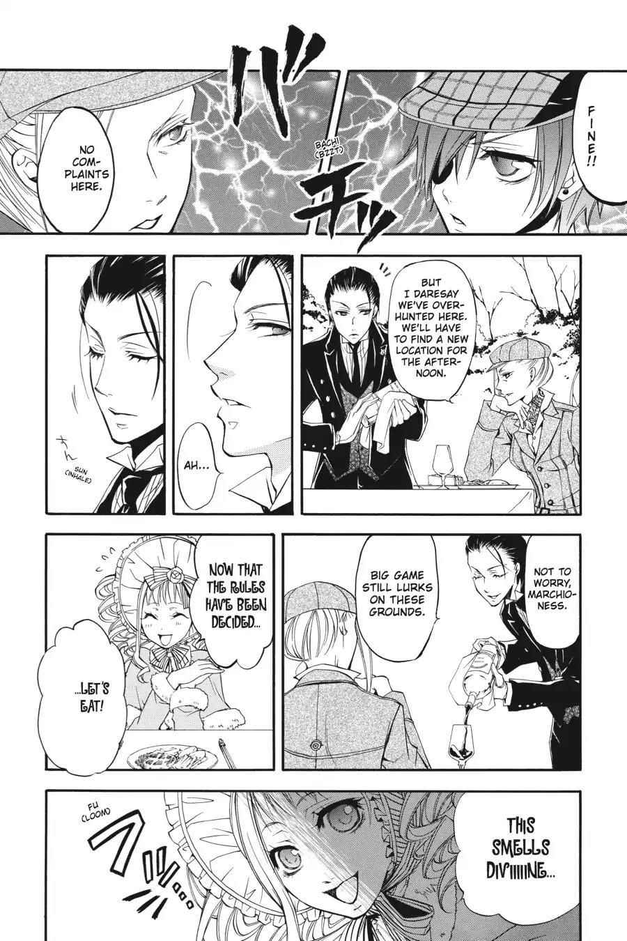 Kuroshitsuji Chapter 14 page 26 - Chapter 14: At midnight: The Butler, On the Hunt