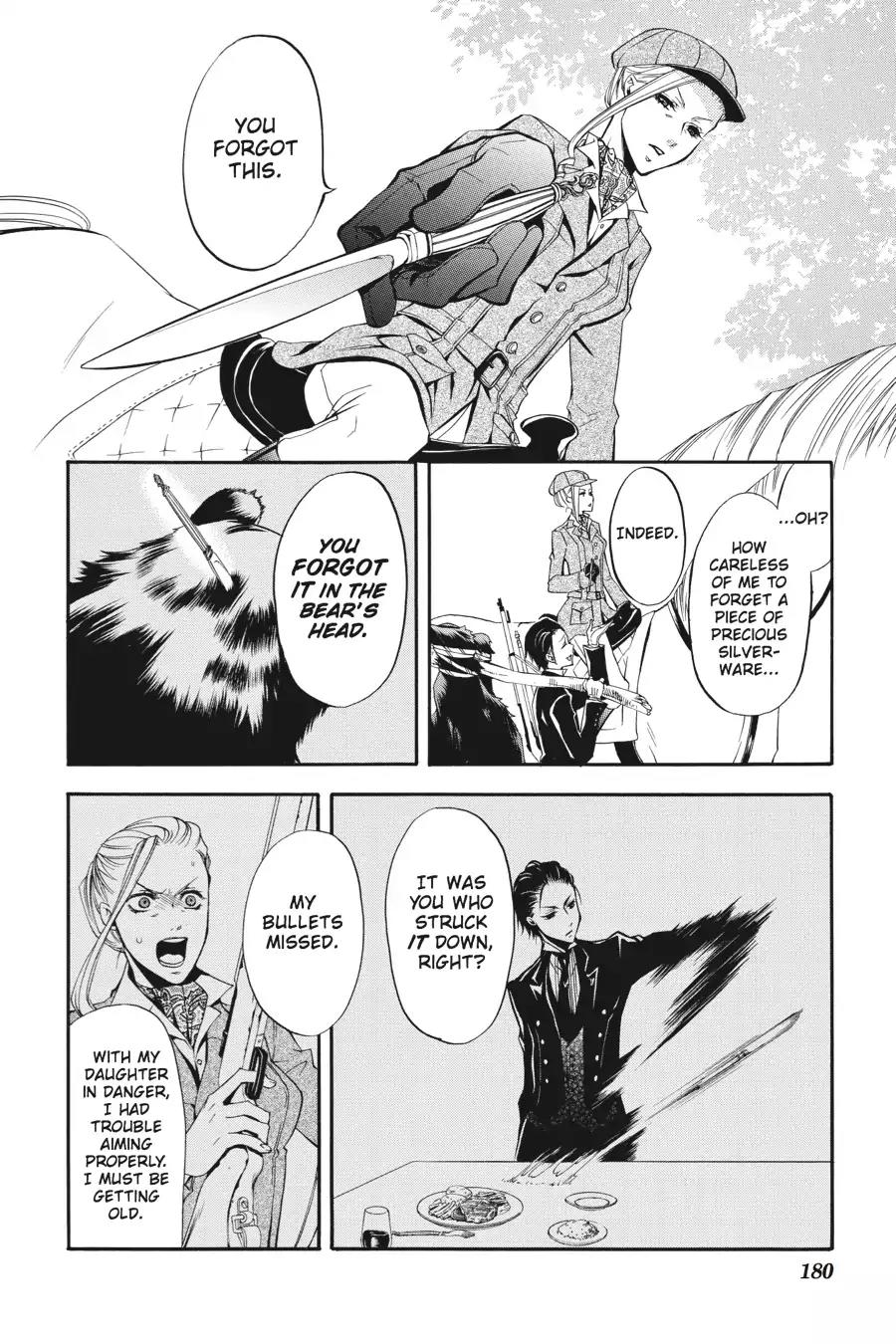 Kuroshitsuji Chapter 14 page 32 - Chapter 14: At midnight: The Butler, On the Hunt