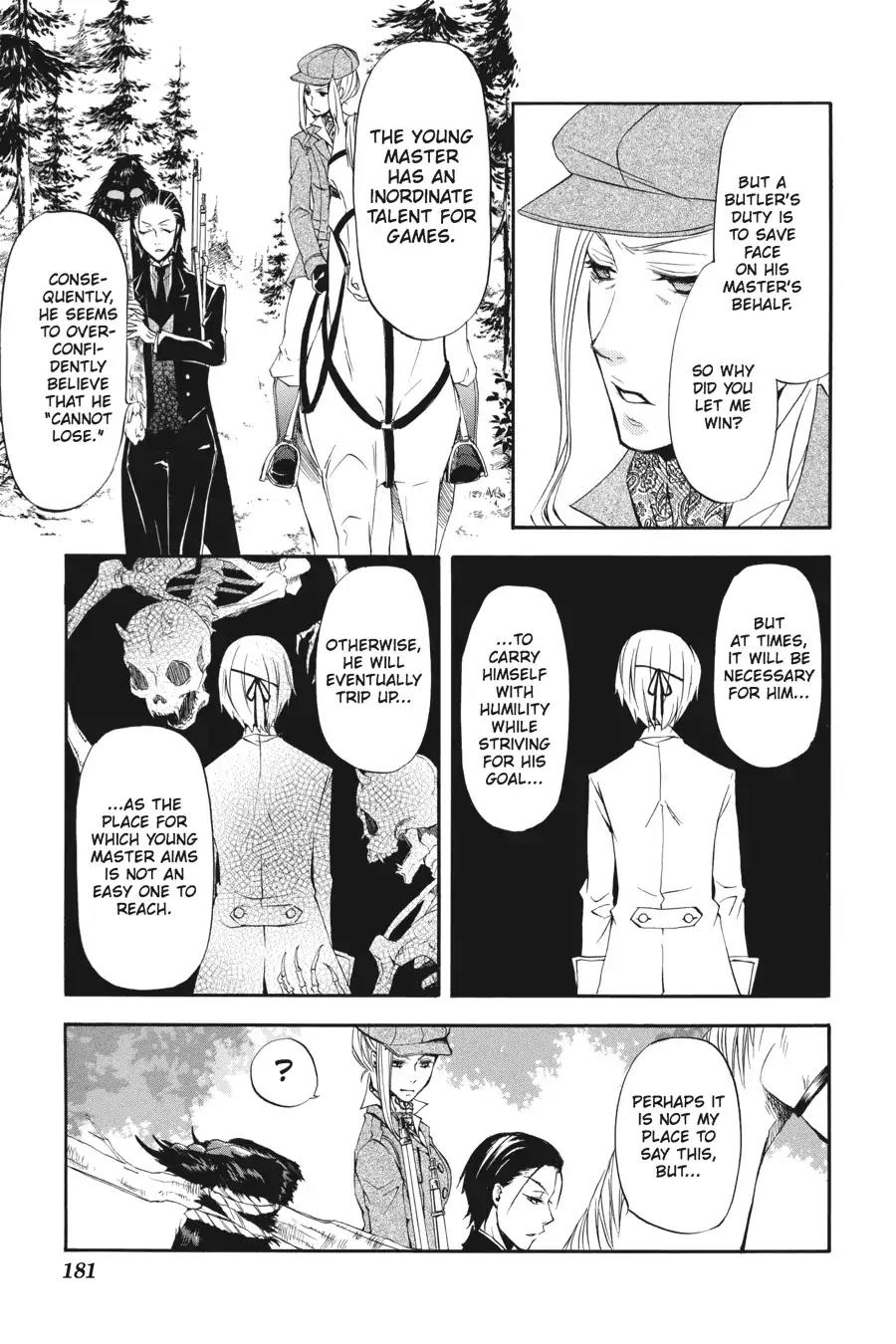 Kuroshitsuji Chapter 14 page 33 - Chapter 14: At midnight: The Butler, On the Hunt