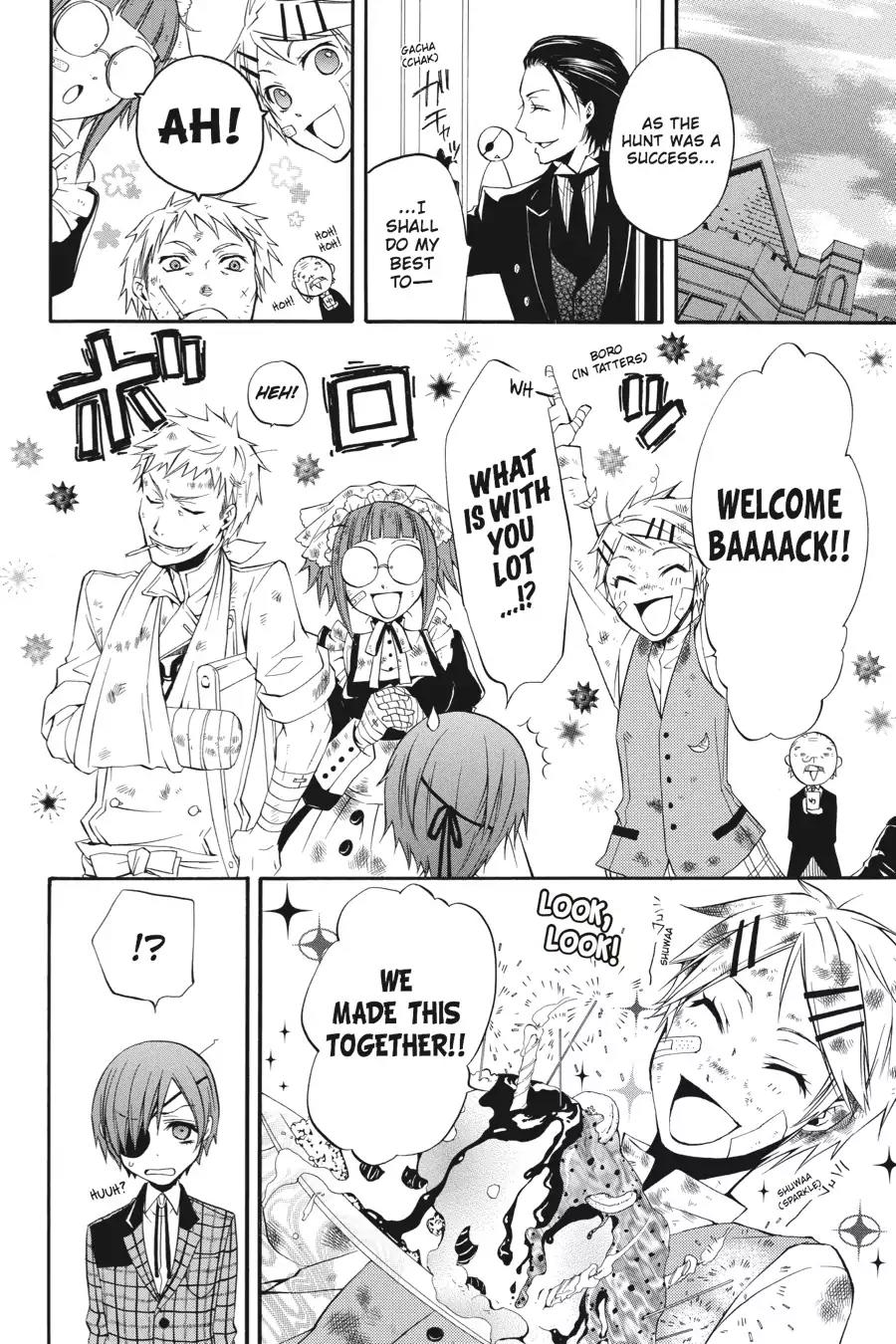 Kuroshitsuji Chapter 14 page 36 - Chapter 14: At midnight: The Butler, On the Hunt