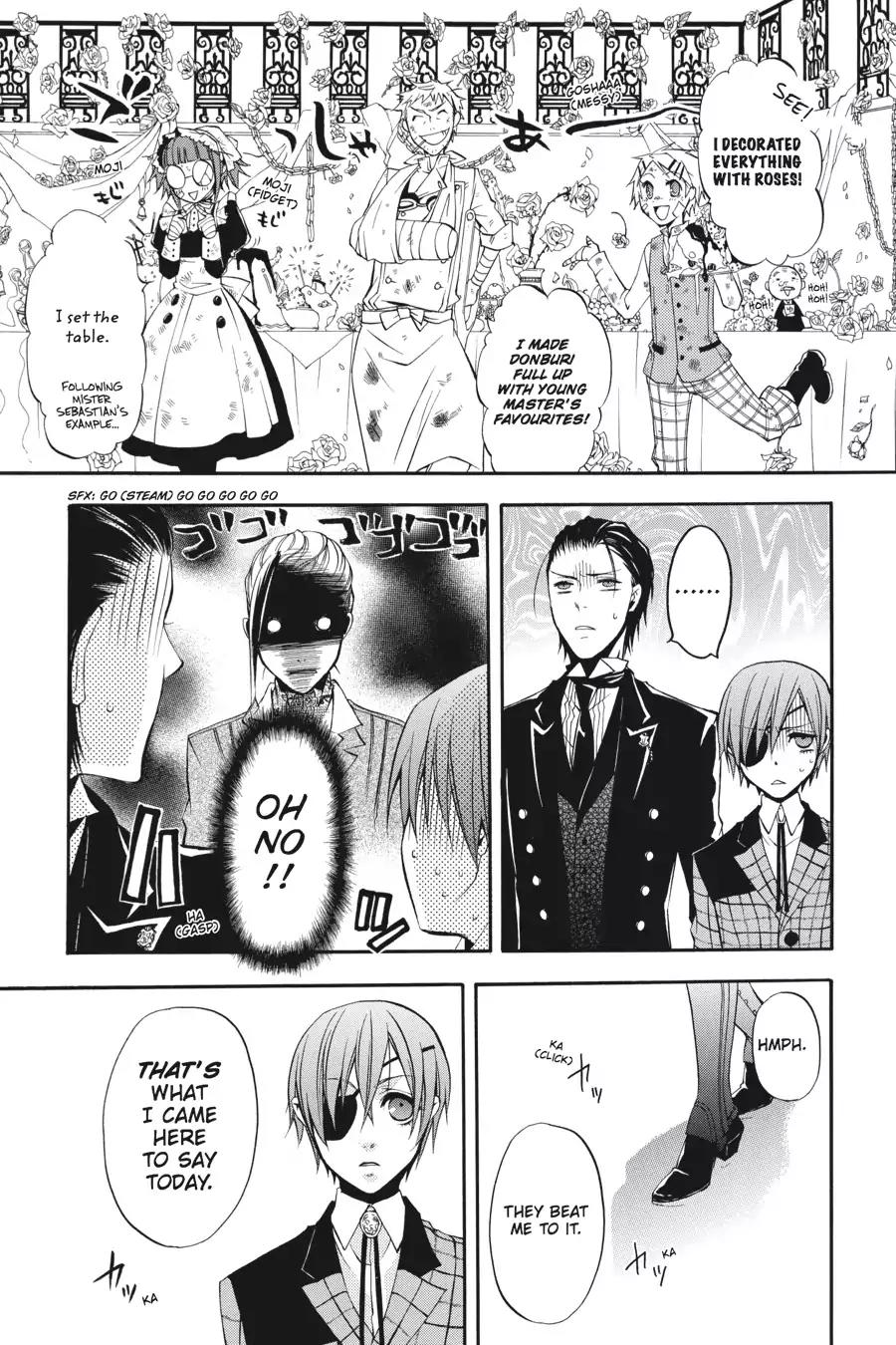 Kuroshitsuji Chapter 14 page 37 - Chapter 14: At midnight: The Butler, On the Hunt