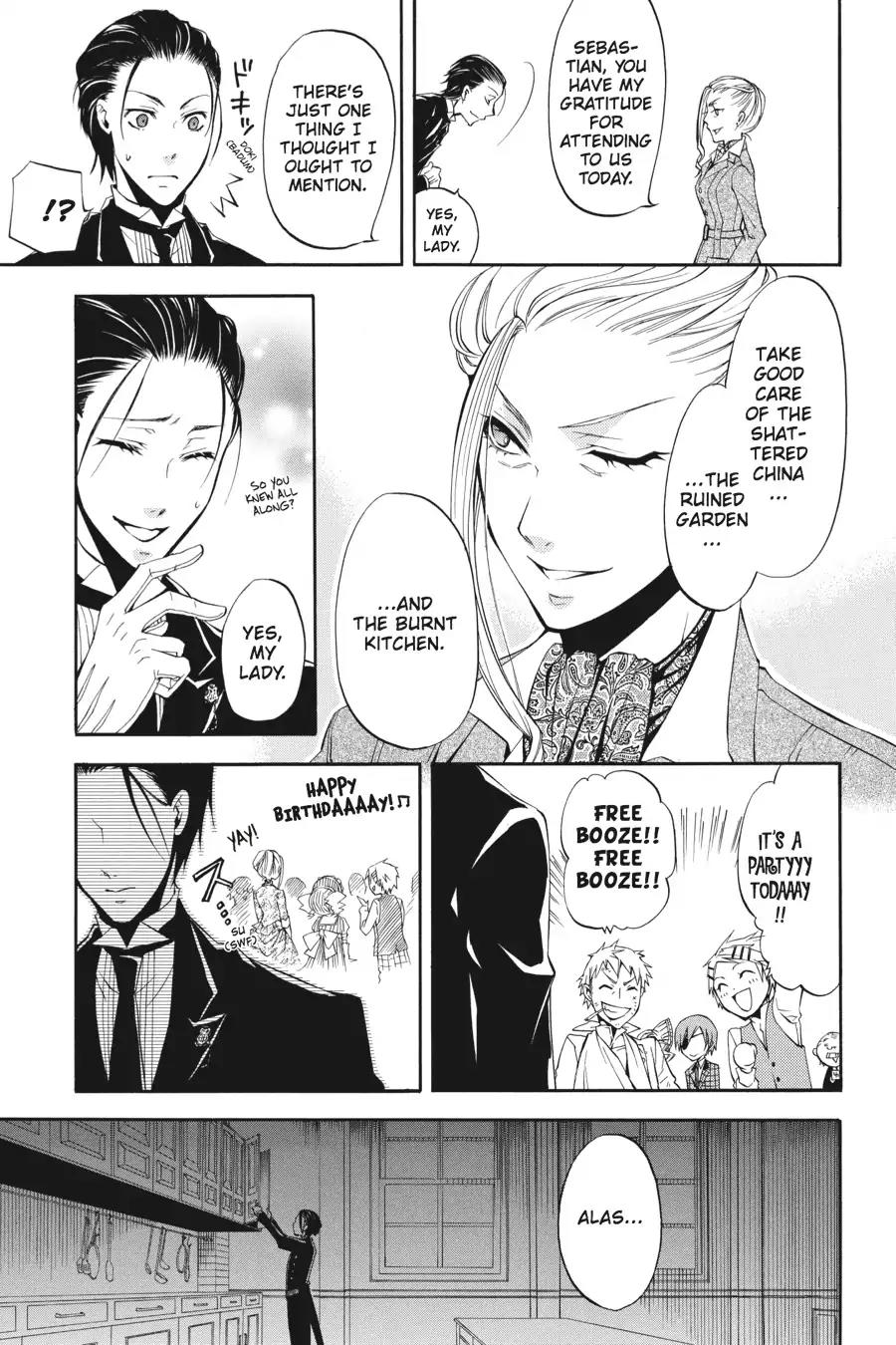 Kuroshitsuji Chapter 14 page 39 - Chapter 14: At midnight: The Butler, On the Hunt