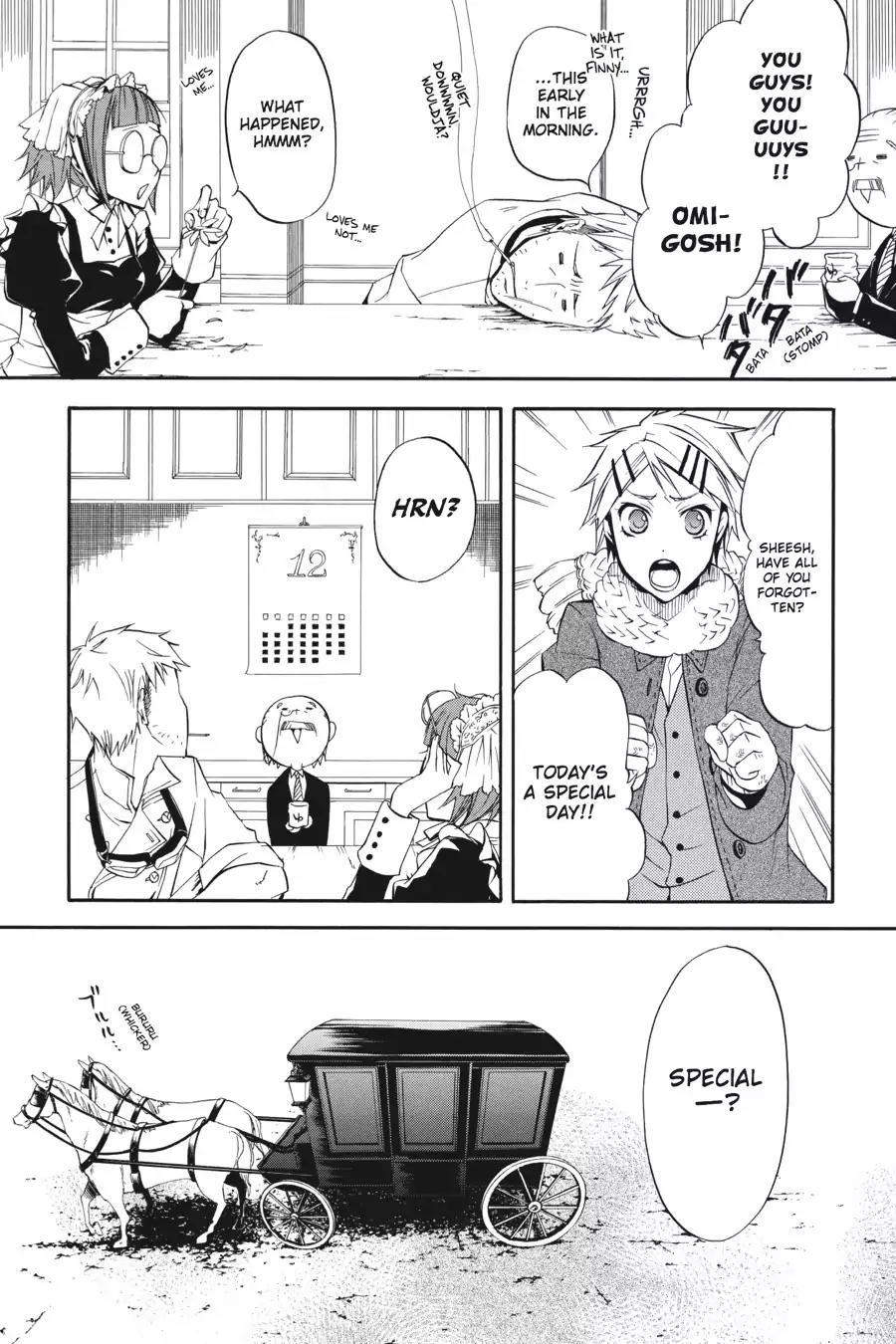Kuroshitsuji Chapter 14 page 9 - Chapter 14: At midnight: The Butler, On the Hunt