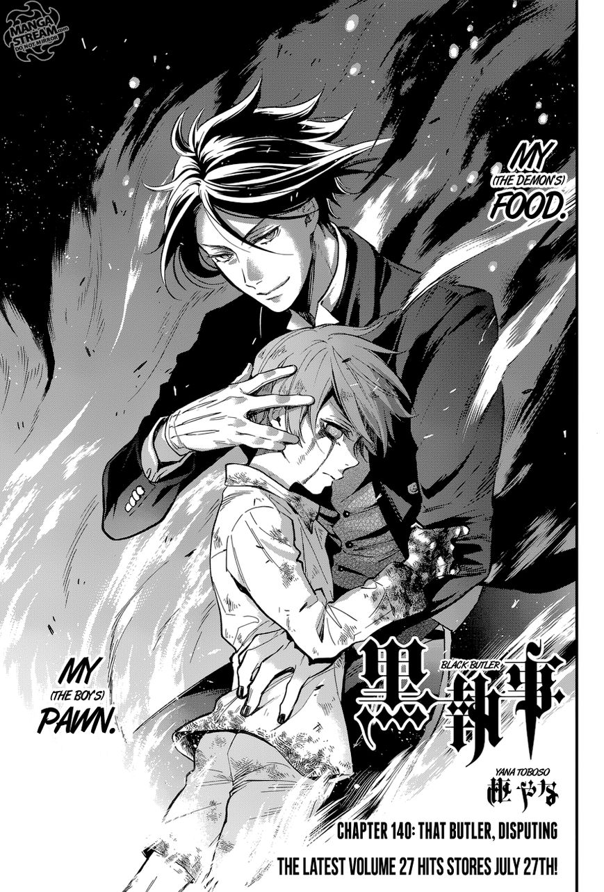 Kuroshitsuji Chapter 140 page 1 - Chapter 140
