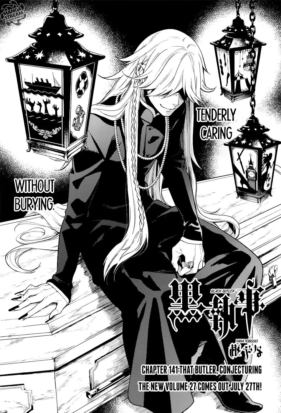 Kuroshitsuji Chapter 141 page 1 - Chapter 141: That Butler, Conjecturing