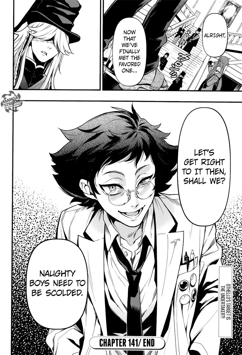 Kuroshitsuji Chapter 141 page 19 - Chapter 141: That Butler, Conjecturing