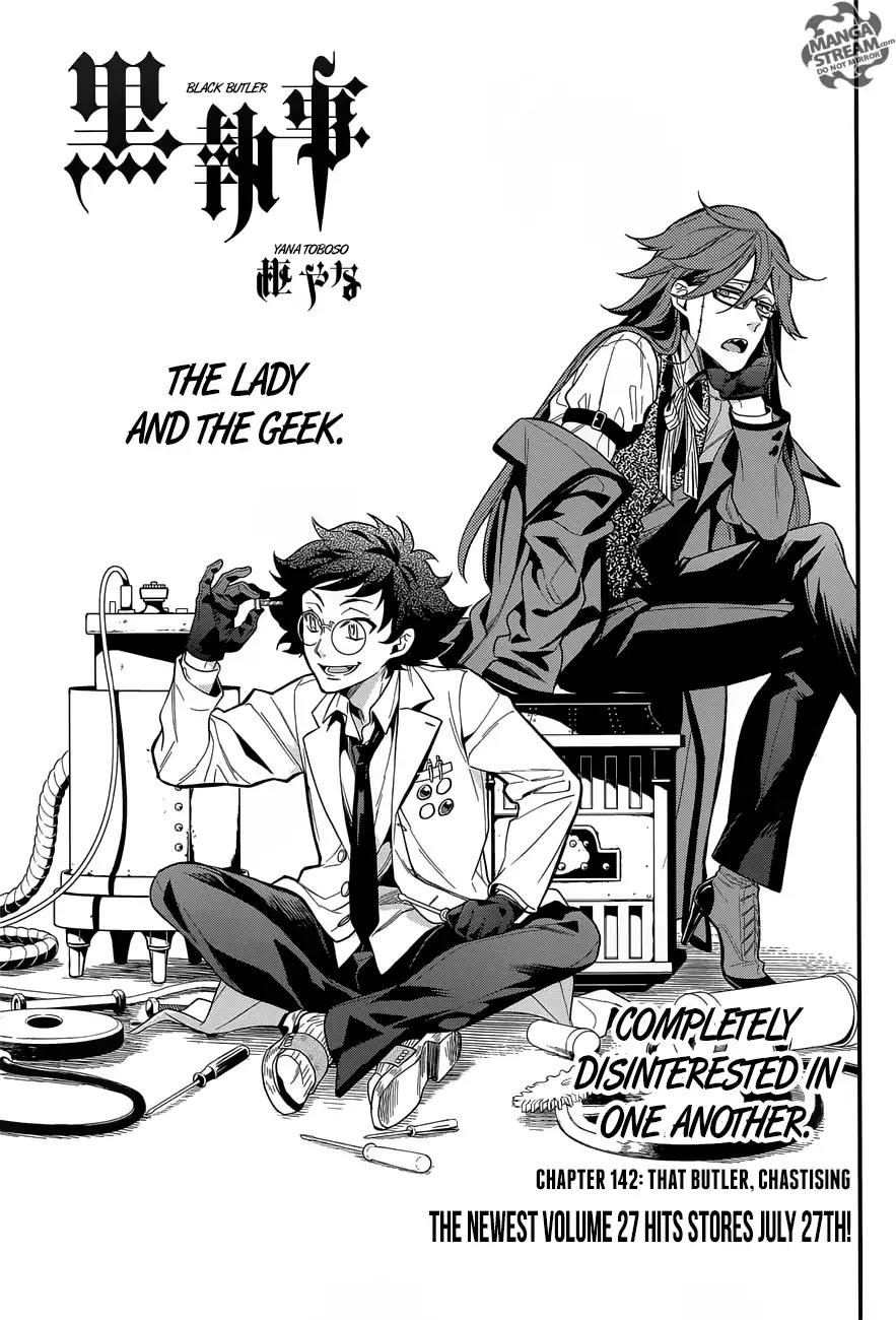 Kuroshitsuji Chapter 142 page 1 - Chapter 142: That Butler, Chastising