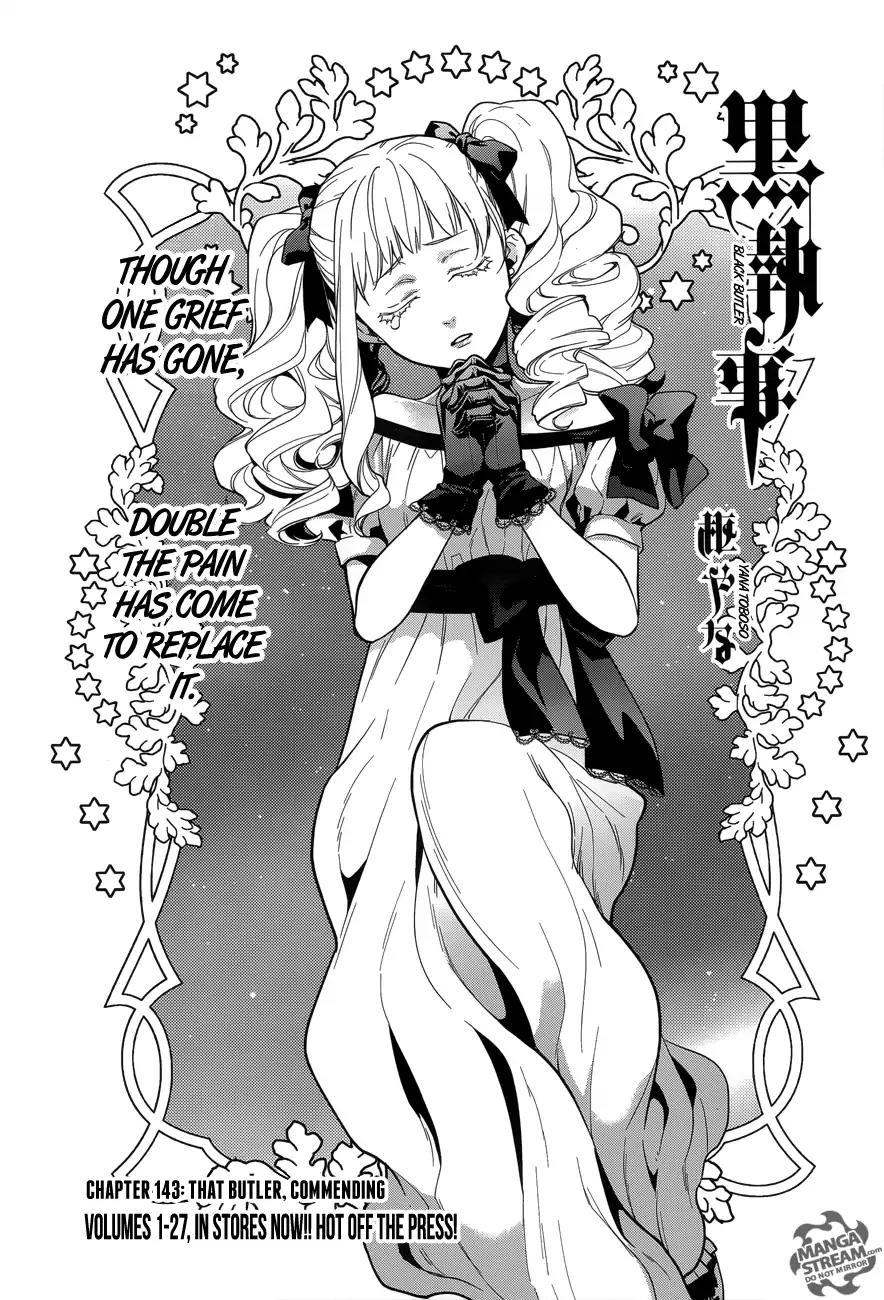 Kuroshitsuji Chapter 143 page 1 - Chapter 143: That Butler, Commending