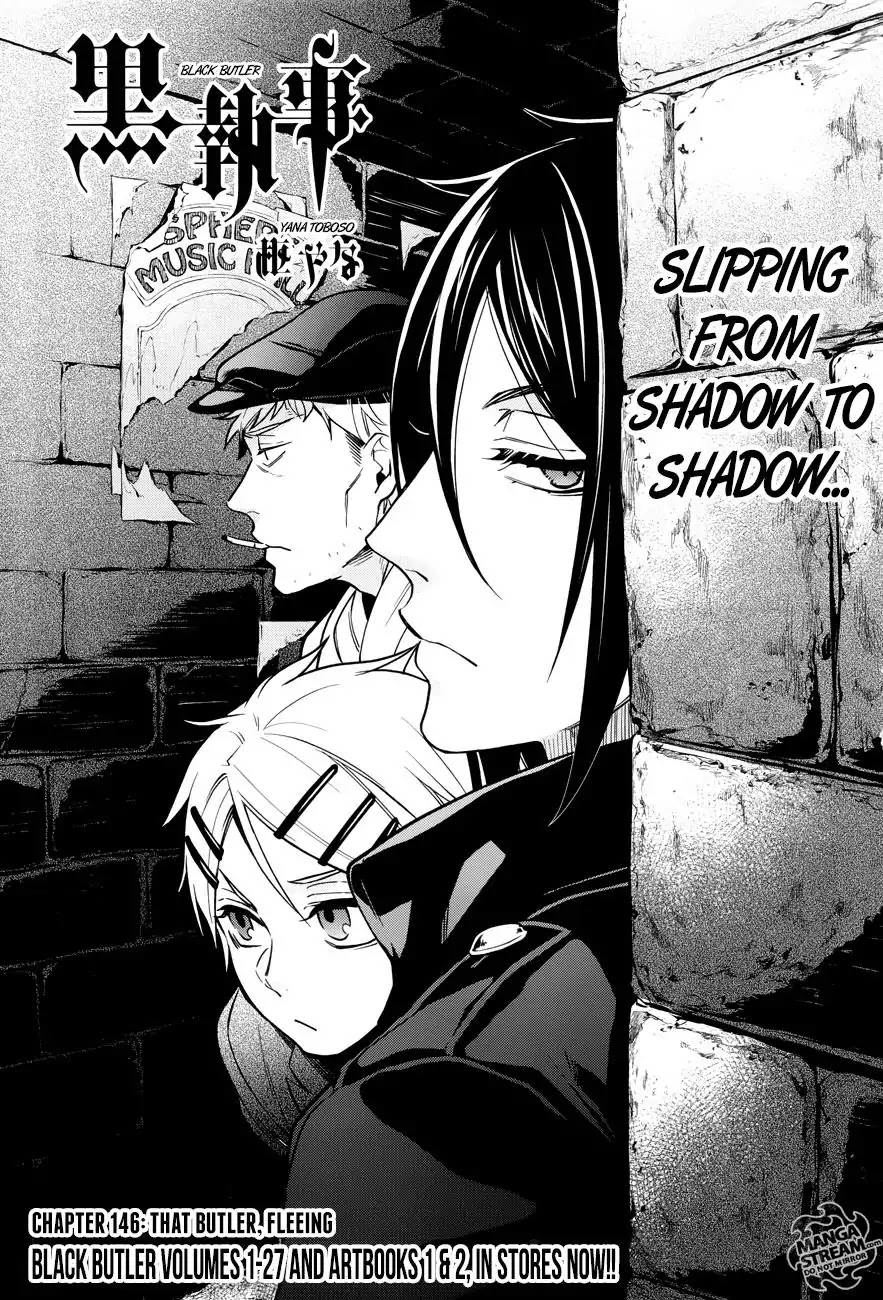 Kuroshitsuji Chapter 146 page 1 - Chapter 146: That Butler, Fleeing