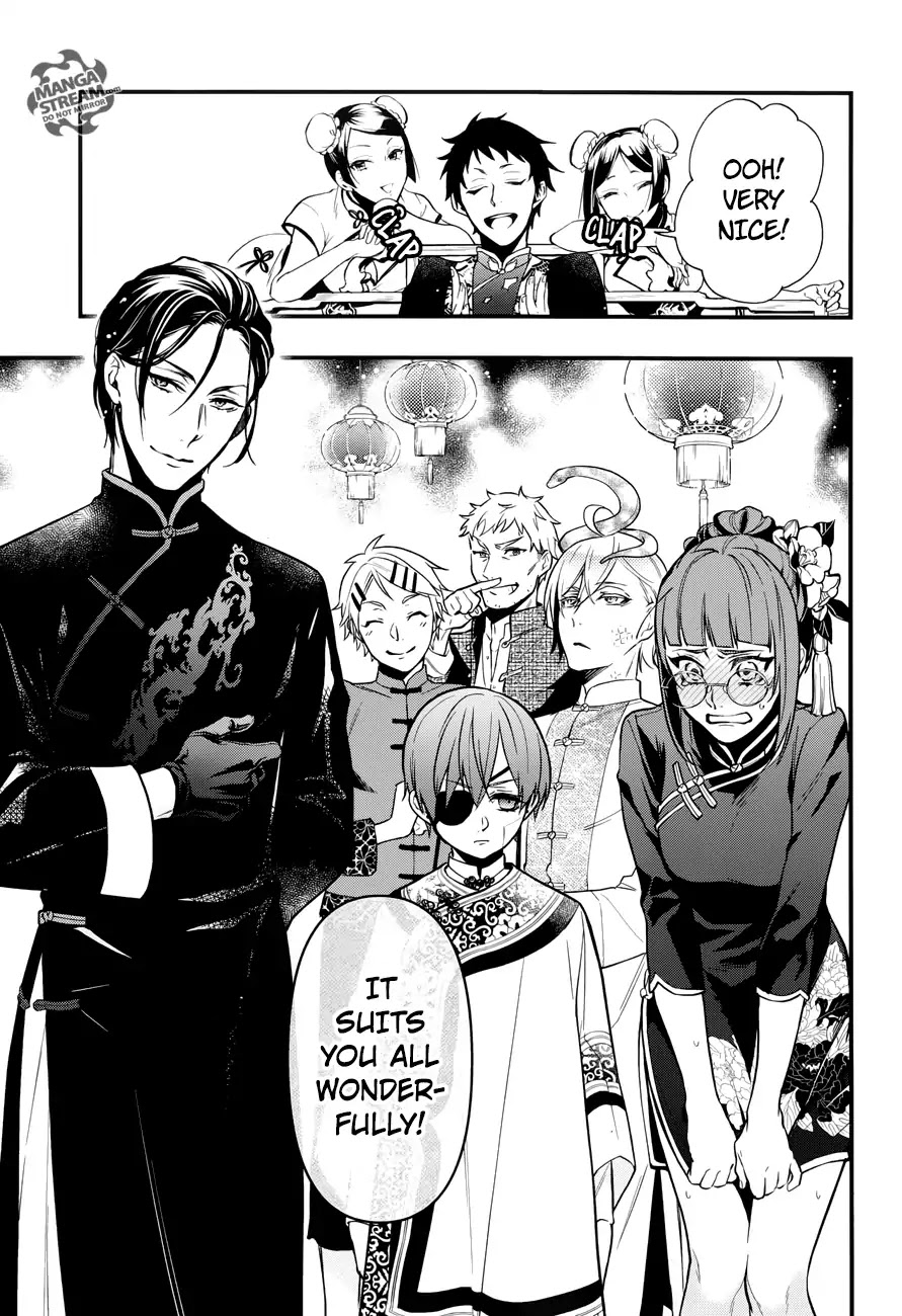 Kuroshitsuji Chapter 147 page 13 - Chapter 147: That Butler, A Chinese Style