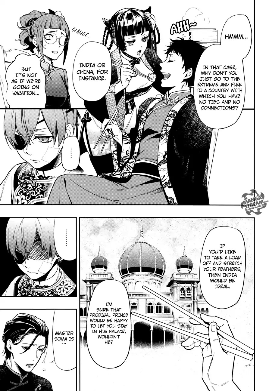 Kuroshitsuji Chapter 147 page 17 - Chapter 147: That Butler, A Chinese Style