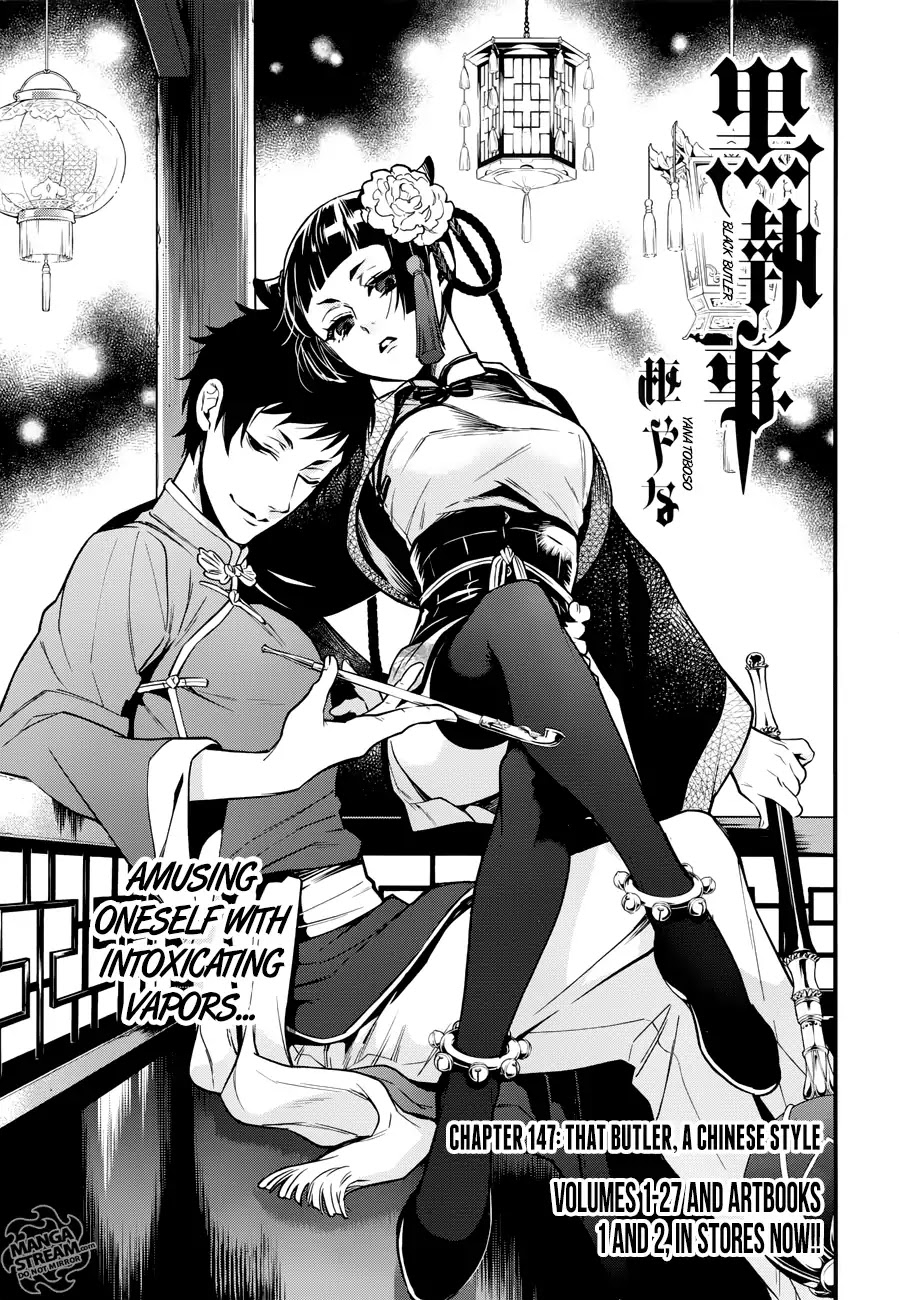 Kuroshitsuji Chapter 147 page 3 - Chapter 147: That Butler, A Chinese Style