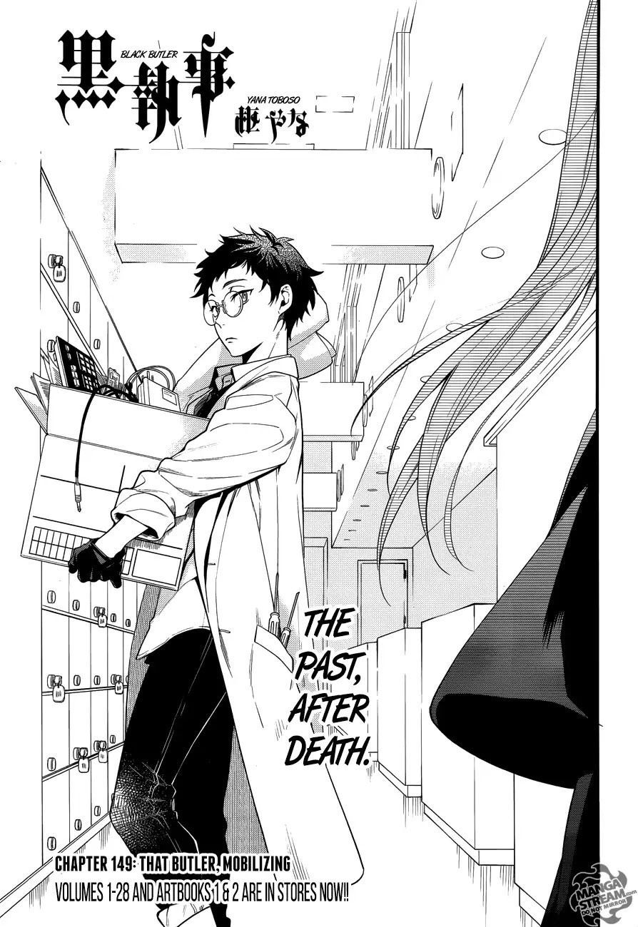 Kuroshitsuji Chapter 149 page 1 - Chapter 149: That Butler, Mobilizing