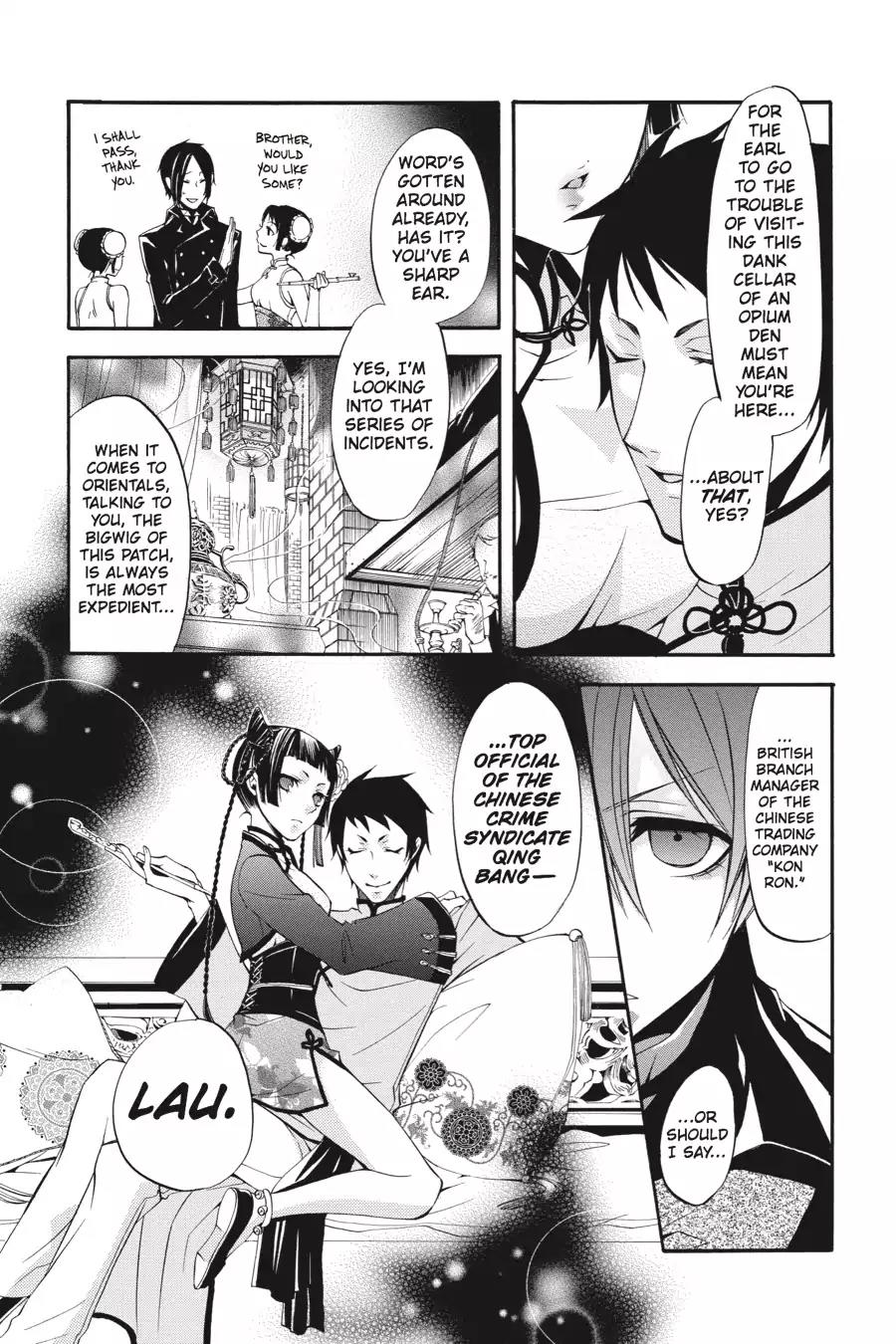 Kuroshitsuji Chapter 15 page 18 - Chapter 15: In the morning: The Butler, Freeloading