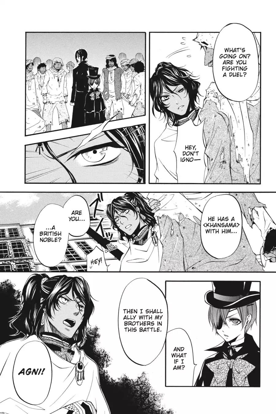 Kuroshitsuji Chapter 15 page 26 - Chapter 15: In the morning: The Butler, Freeloading