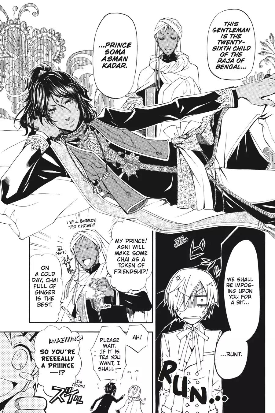 Kuroshitsuji Chapter 15 page 40 - Chapter 15: In the morning: The Butler, Freeloading