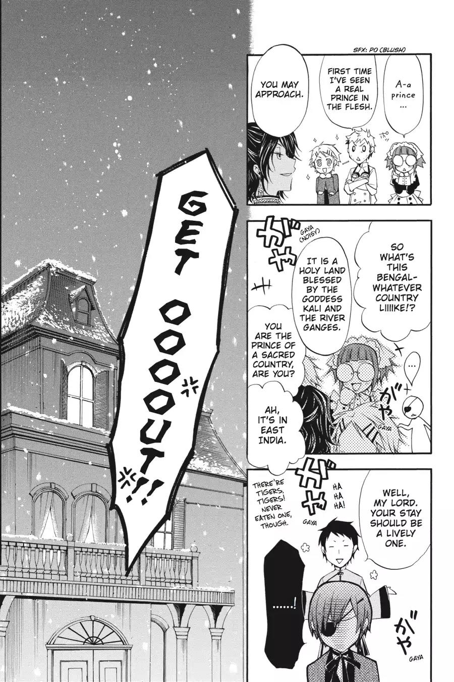 Kuroshitsuji Chapter 15 page 41 - Chapter 15: In the morning: The Butler, Freeloading
