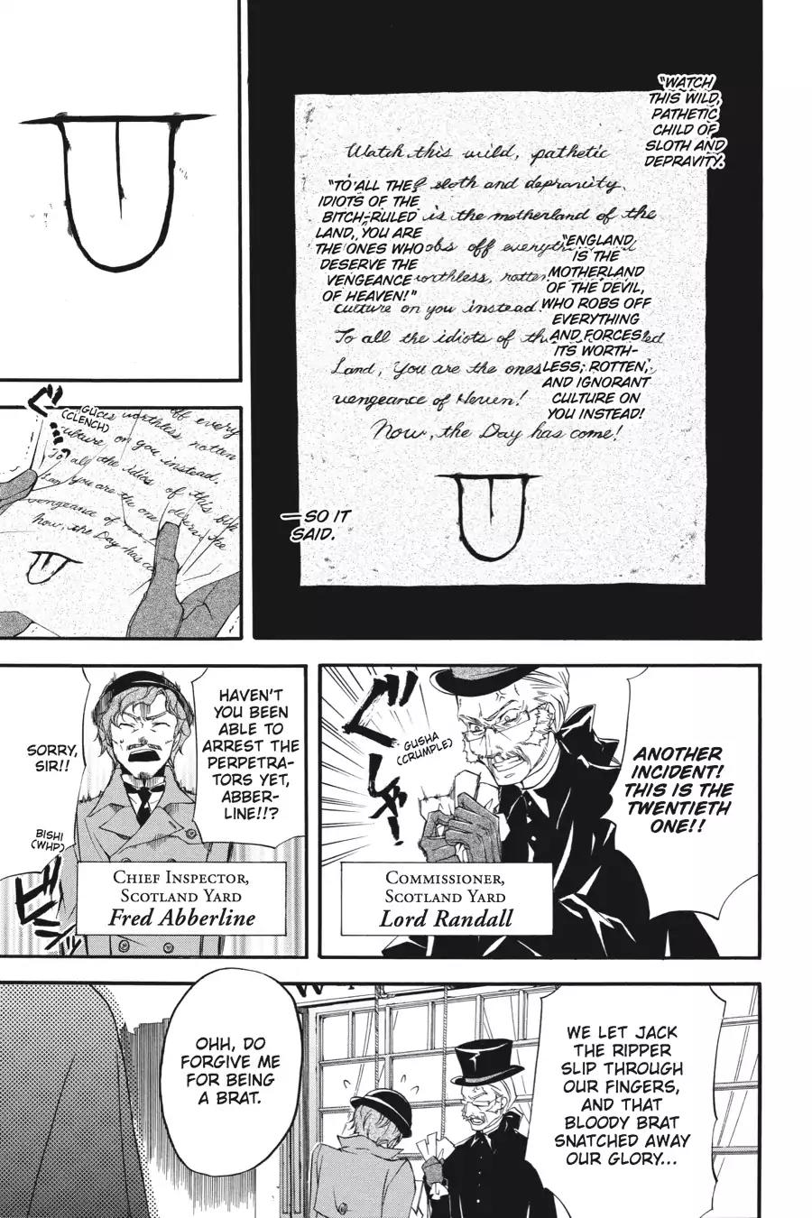 Kuroshitsuji Chapter 15 page 8 - Chapter 15: In the morning: The Butler, Freeloading