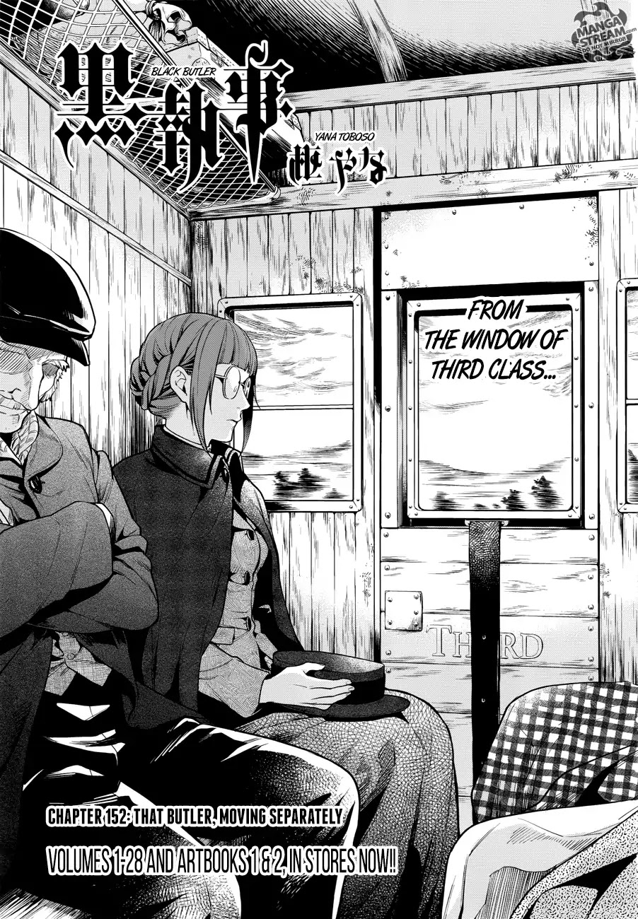 Kuroshitsuji Chapter 152 page 1 - Chapter 152: That Butler, Moving Separately