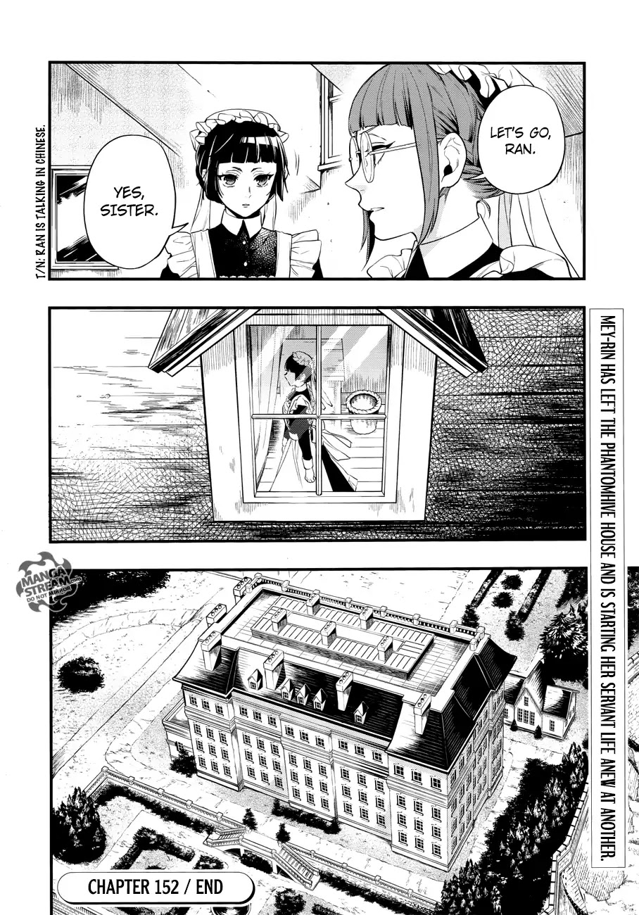 Kuroshitsuji Chapter 152 page 17 - Chapter 152: That Butler, Moving Separately