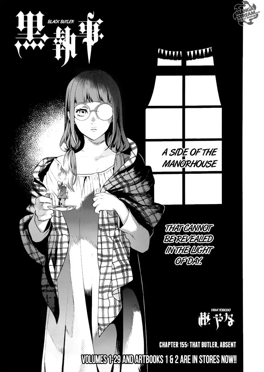 Kuroshitsuji Chapter 155 page 1 - Chapter 155: That Butler, Absent