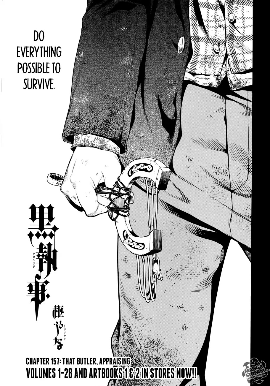 Kuroshitsuji Chapter 157 page 1 - Chapter 157: That Butler, Appraising