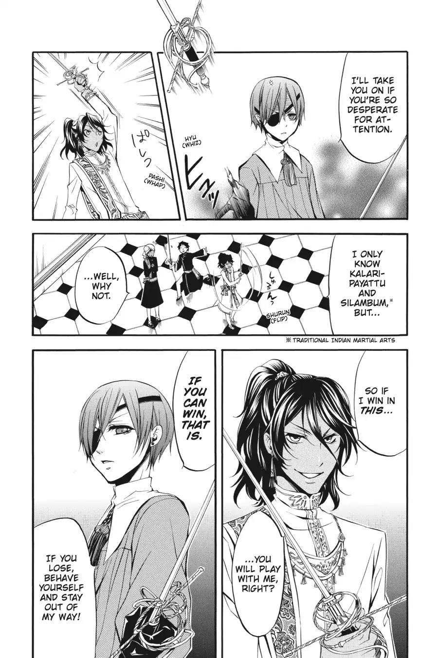 Kuroshitsuji Chapter 16 page 21 - Chapter 16: At noon: The Butler, Foreign