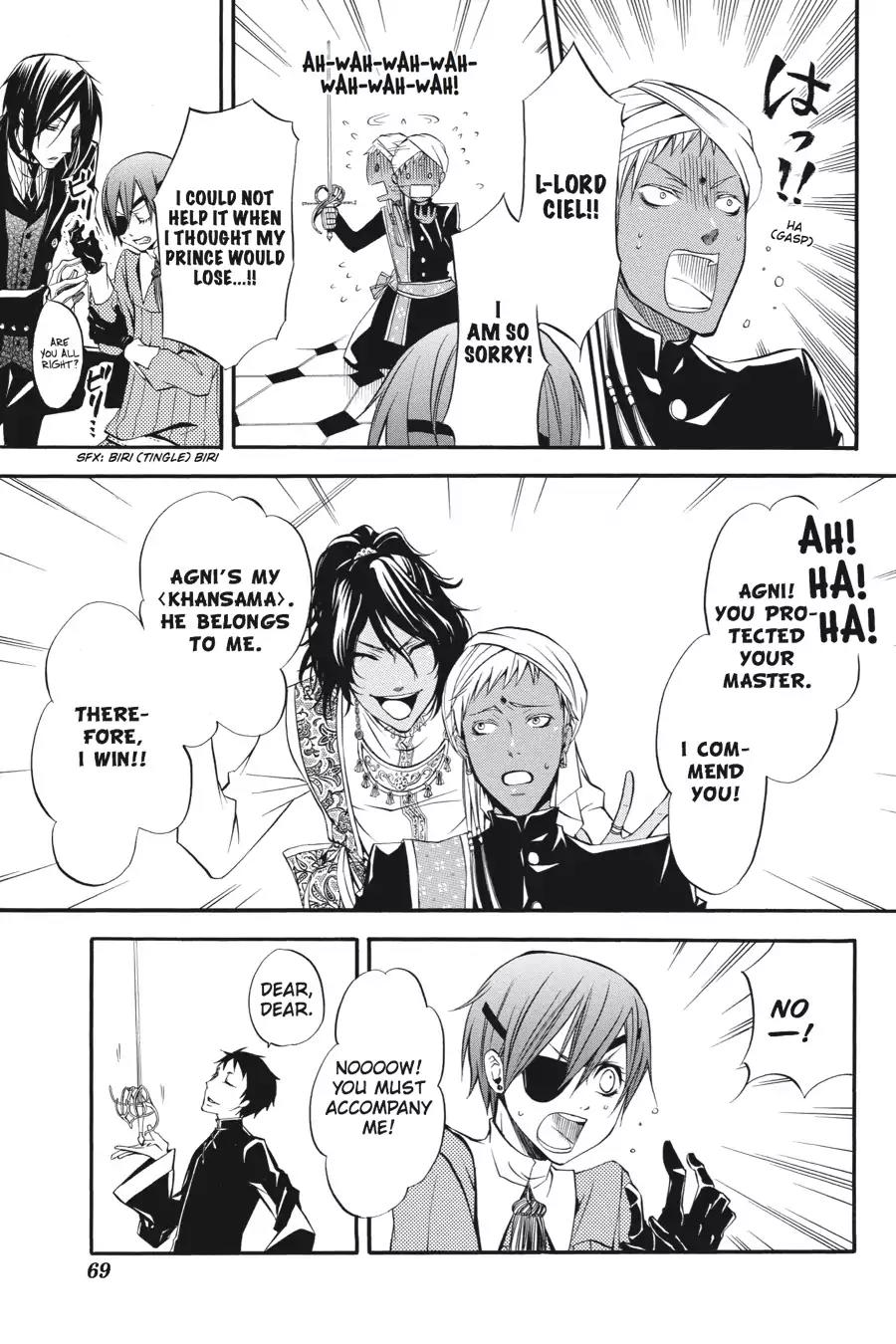 Kuroshitsuji Chapter 16 page 27 - Chapter 16: At noon: The Butler, Foreign