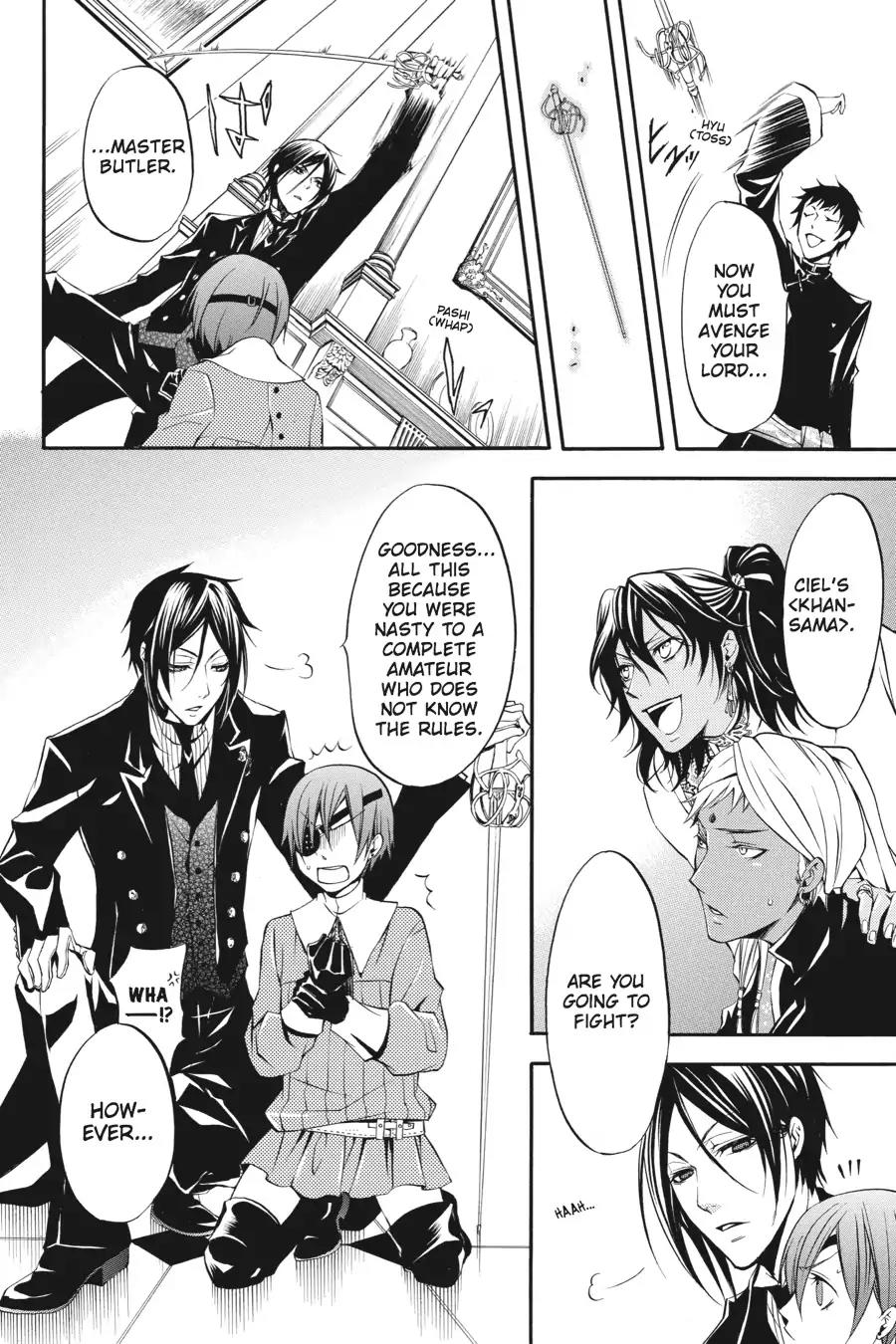 Kuroshitsuji Chapter 16 page 28 - Chapter 16: At noon: The Butler, Foreign