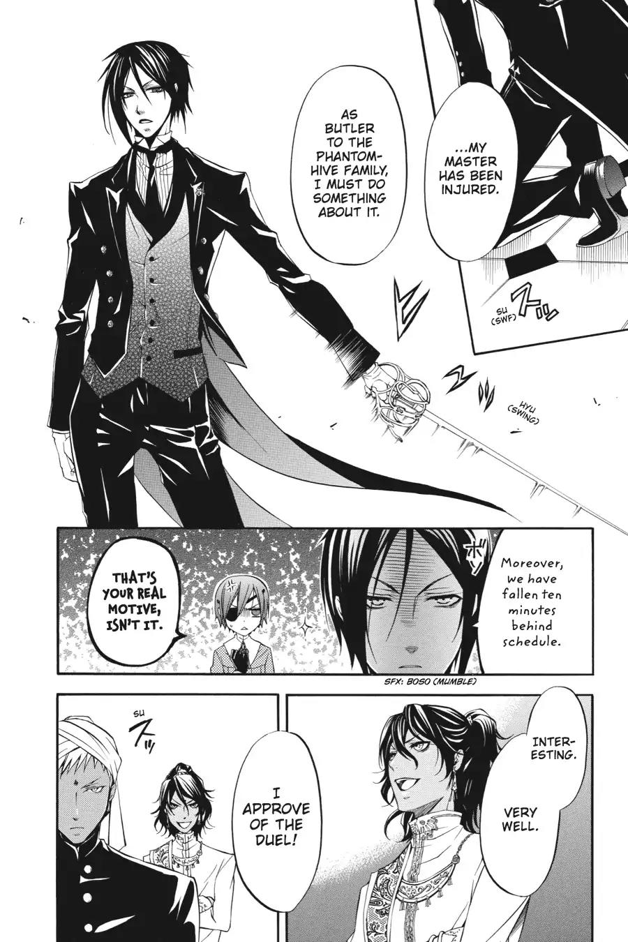 Kuroshitsuji Chapter 16 page 29 - Chapter 16: At noon: The Butler, Foreign
