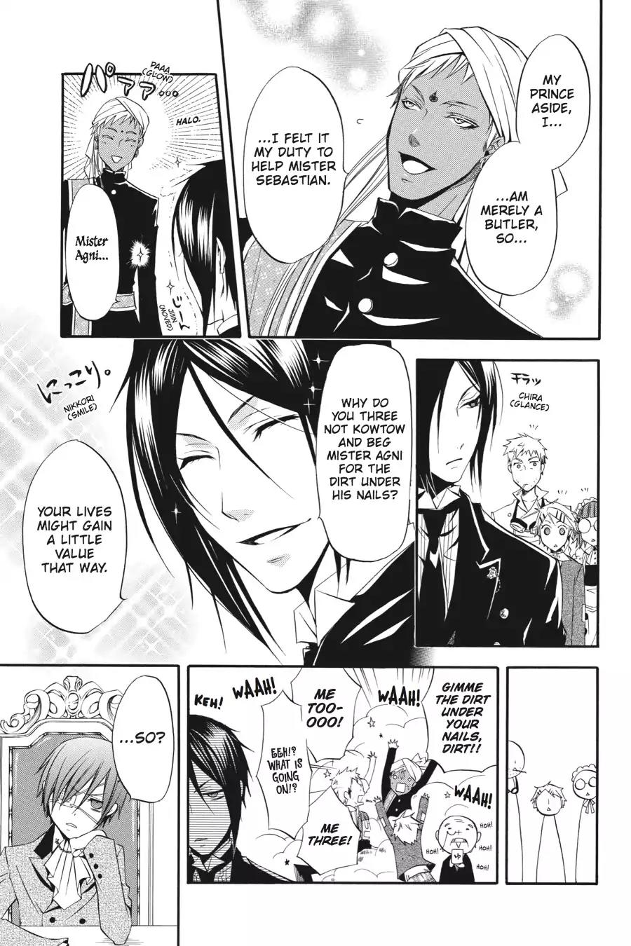 Kuroshitsuji Chapter 16 page 7 - Chapter 16: At noon: The Butler, Foreign