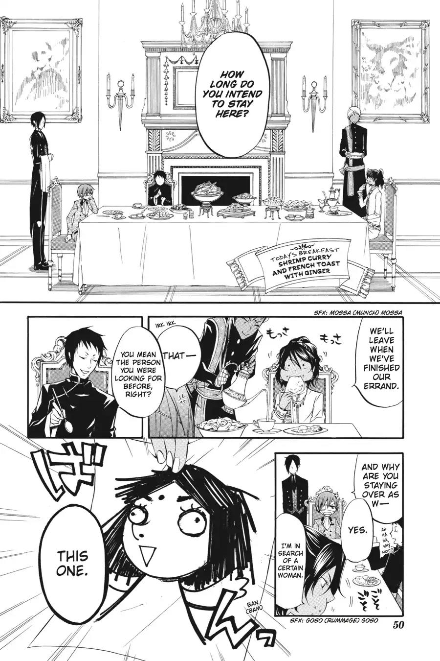 Kuroshitsuji Chapter 16 page 8 - Chapter 16: At noon: The Butler, Foreign