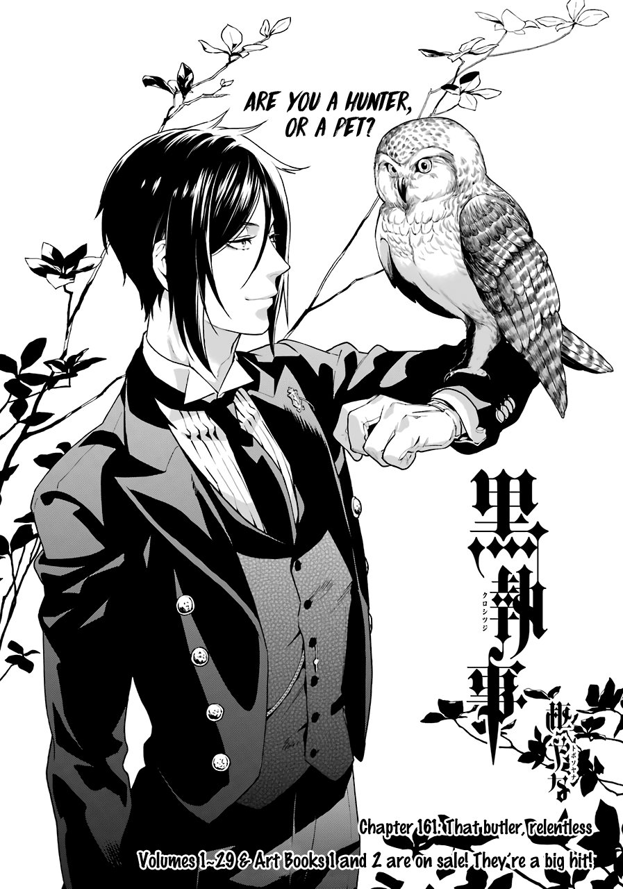 Kuroshitsuji Chapter 161 page 1 - Chapter 161: That butler, relentless
