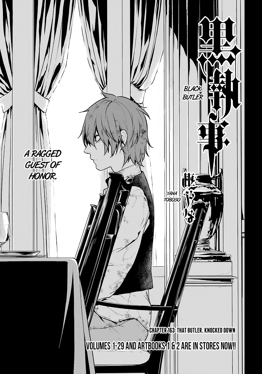 Kuroshitsuji Chapter 163 page 1 - Chapter 163: That Butler, Knocked Down