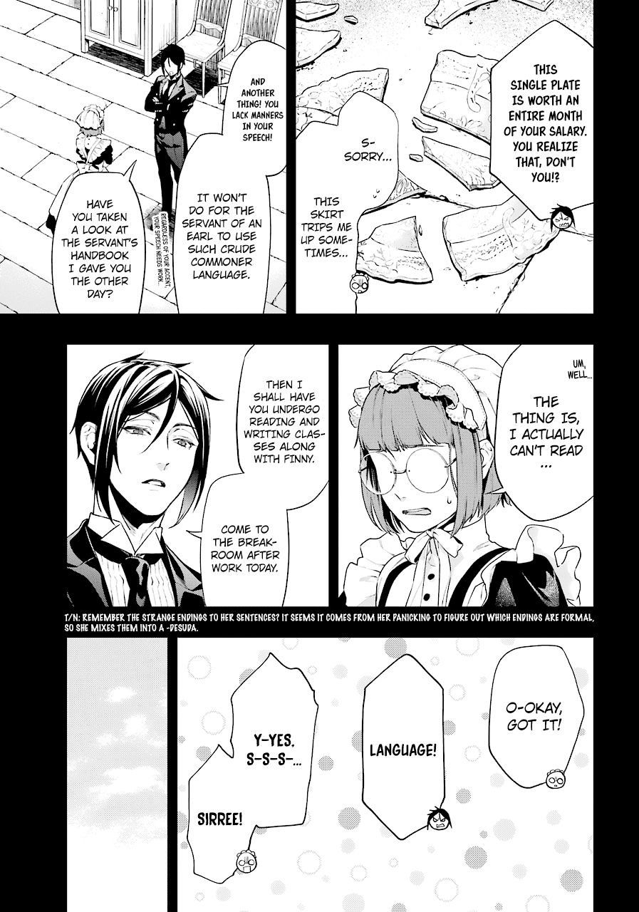 Kuroshitsuji Chapter 165 page 3 - Chapter 165: That Butler, Teaching