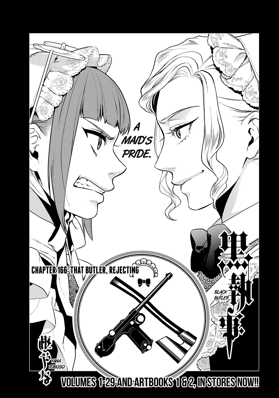 Kuroshitsuji Chapter 166 page 1 - Chapter 166: That Butler, Rejecting