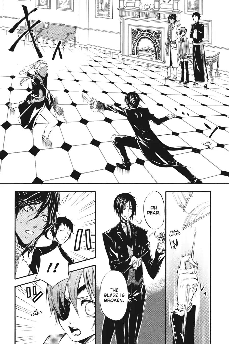 Kuroshitsuji Chapter 17 page 10 - Chapter 17: In the afternoon: The Butler, Competitive