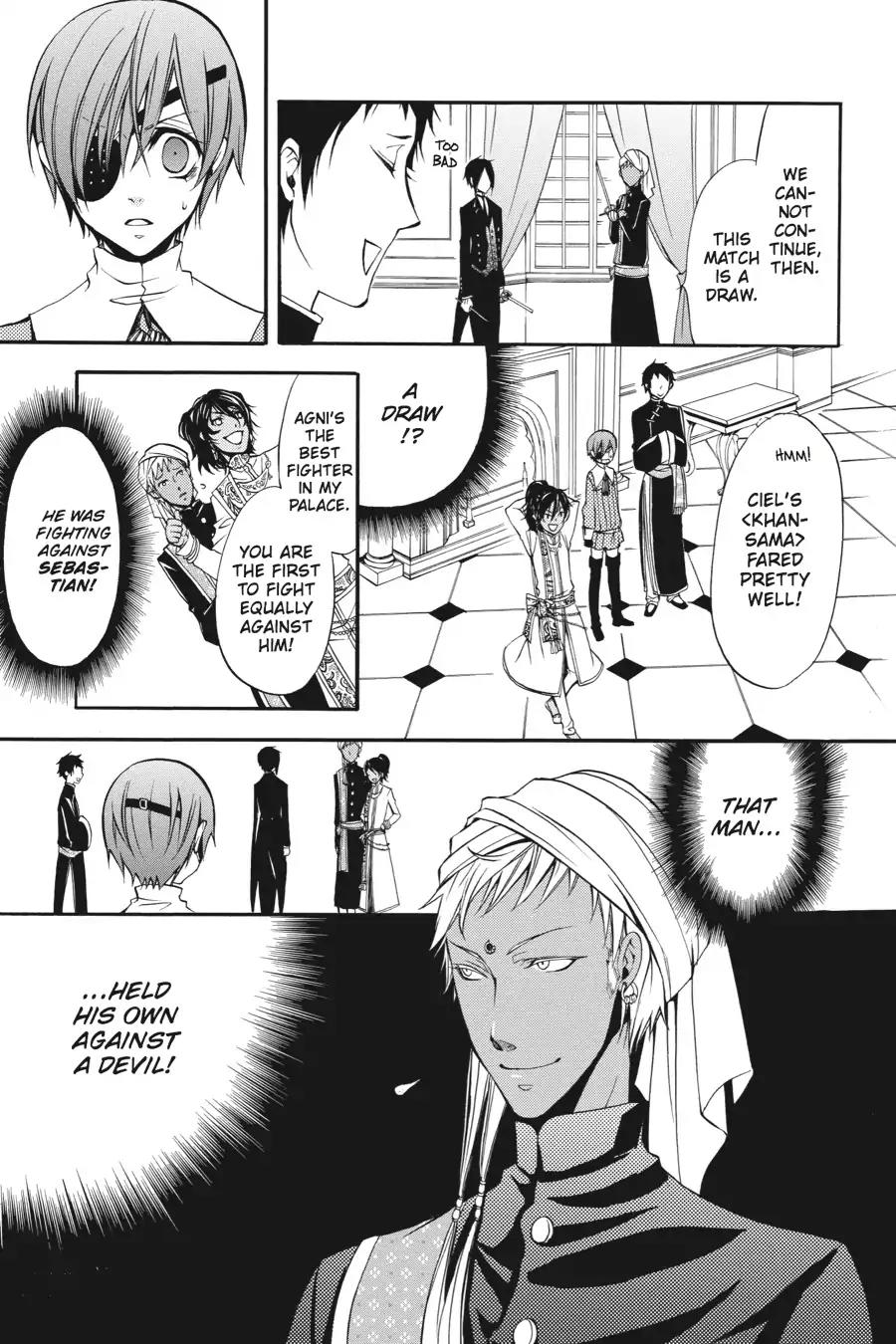 Kuroshitsuji Chapter 17 page 11 - Chapter 17: In the afternoon: The Butler, Competitive