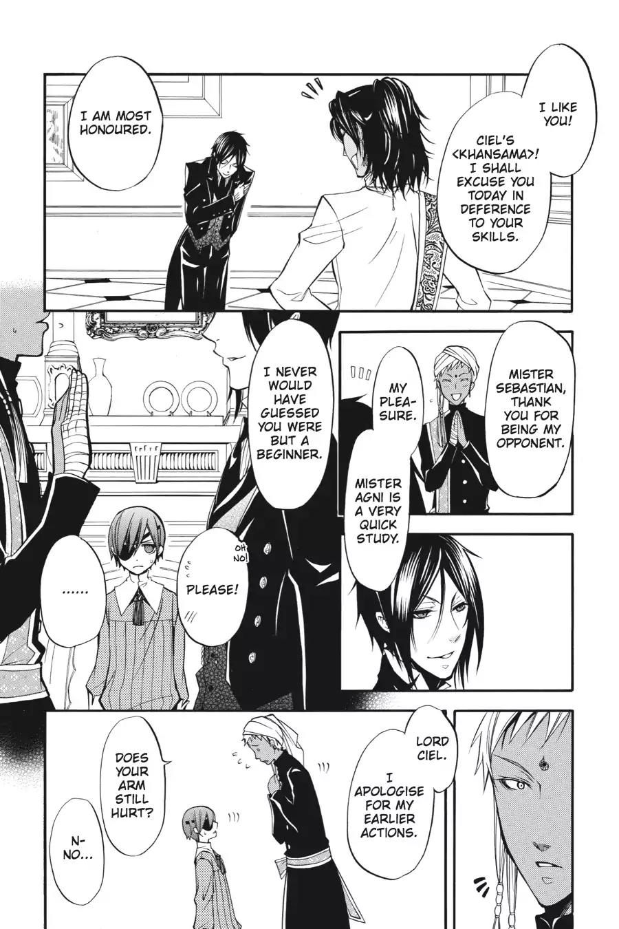 Kuroshitsuji Chapter 17 page 12 - Chapter 17: In the afternoon: The Butler, Competitive
