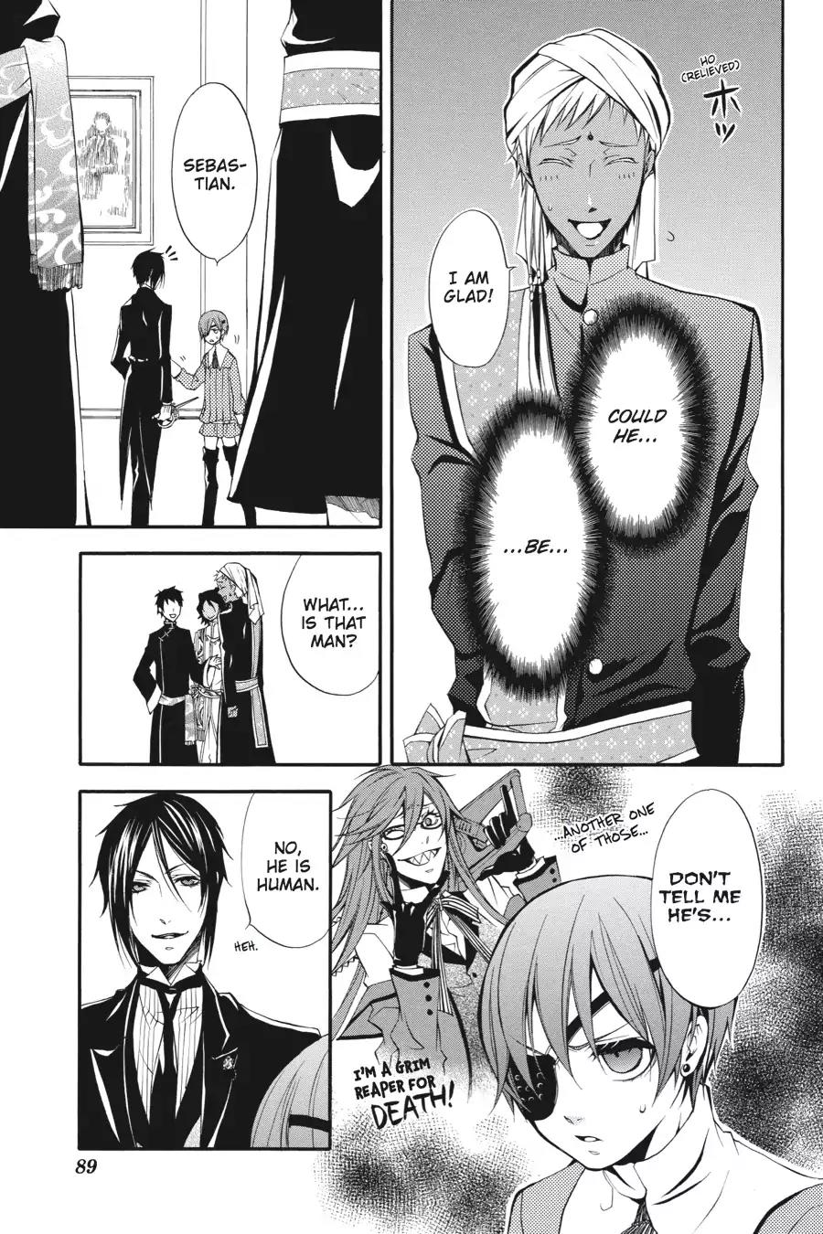 Kuroshitsuji Chapter 17 page 13 - Chapter 17: In the afternoon: The Butler, Competitive