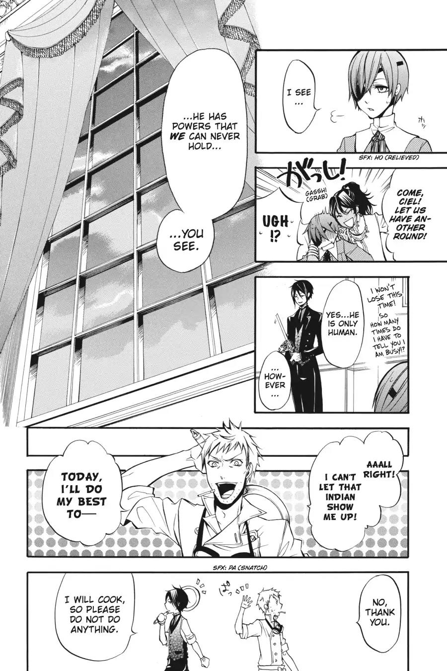Kuroshitsuji Chapter 17 page 14 - Chapter 17: In the afternoon: The Butler, Competitive