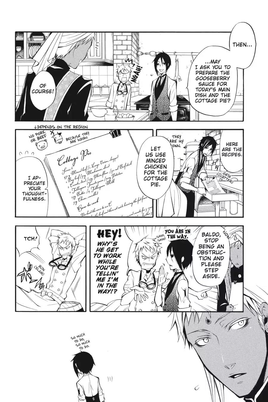 Kuroshitsuji Chapter 17 page 16 - Chapter 17: In the afternoon: The Butler, Competitive