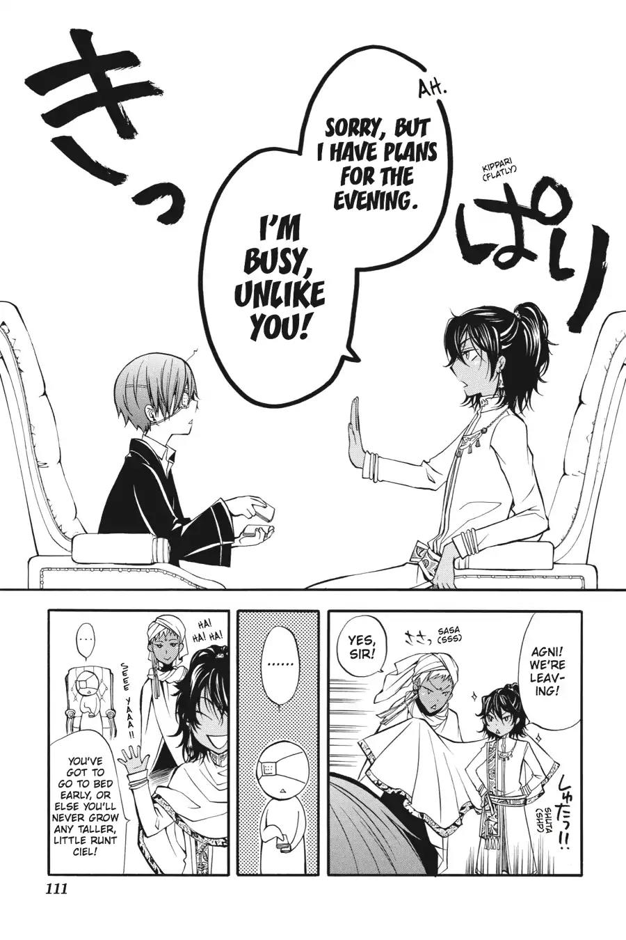 Kuroshitsuji Chapter 17 page 35 - Chapter 17: In the afternoon: The Butler, Competitive