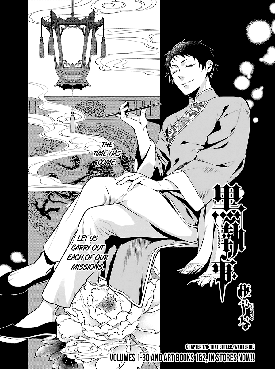 Kuroshitsuji Chapter 170 page 1 - Chapter 170: That Butler, Wandering