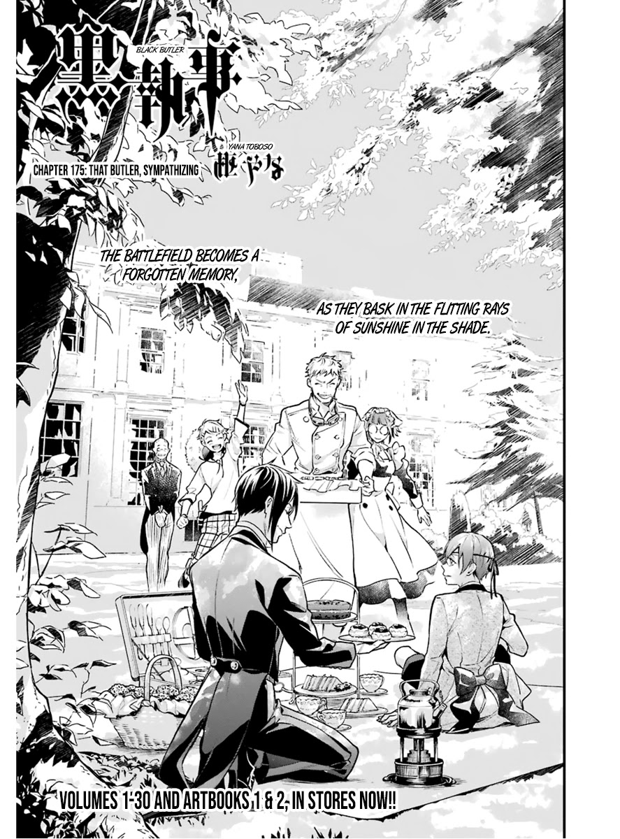 Kuroshitsuji Chapter 175: That Butler, Sympathizing thumbnail