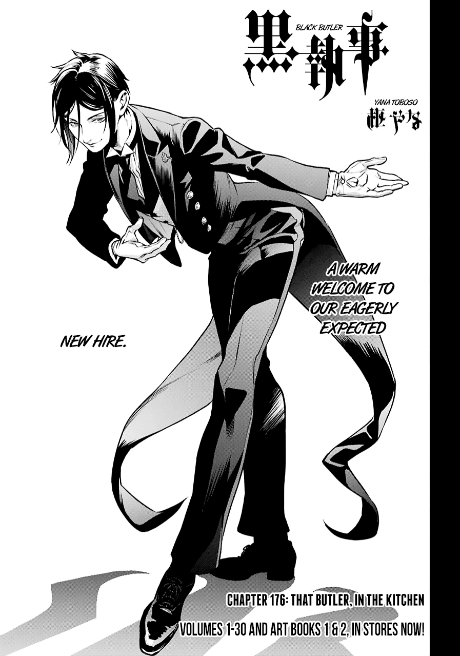 Kuroshitsuji Chapter 176 page 1 - Chapter 176: That Butler, In the Kitchen