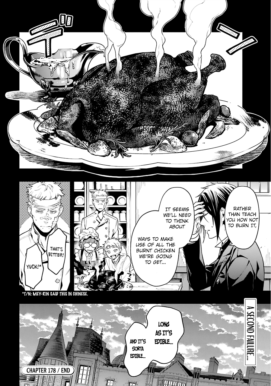 Kuroshitsuji Chapter 178 page 13 - Chapter 178: That Butler, Scolding