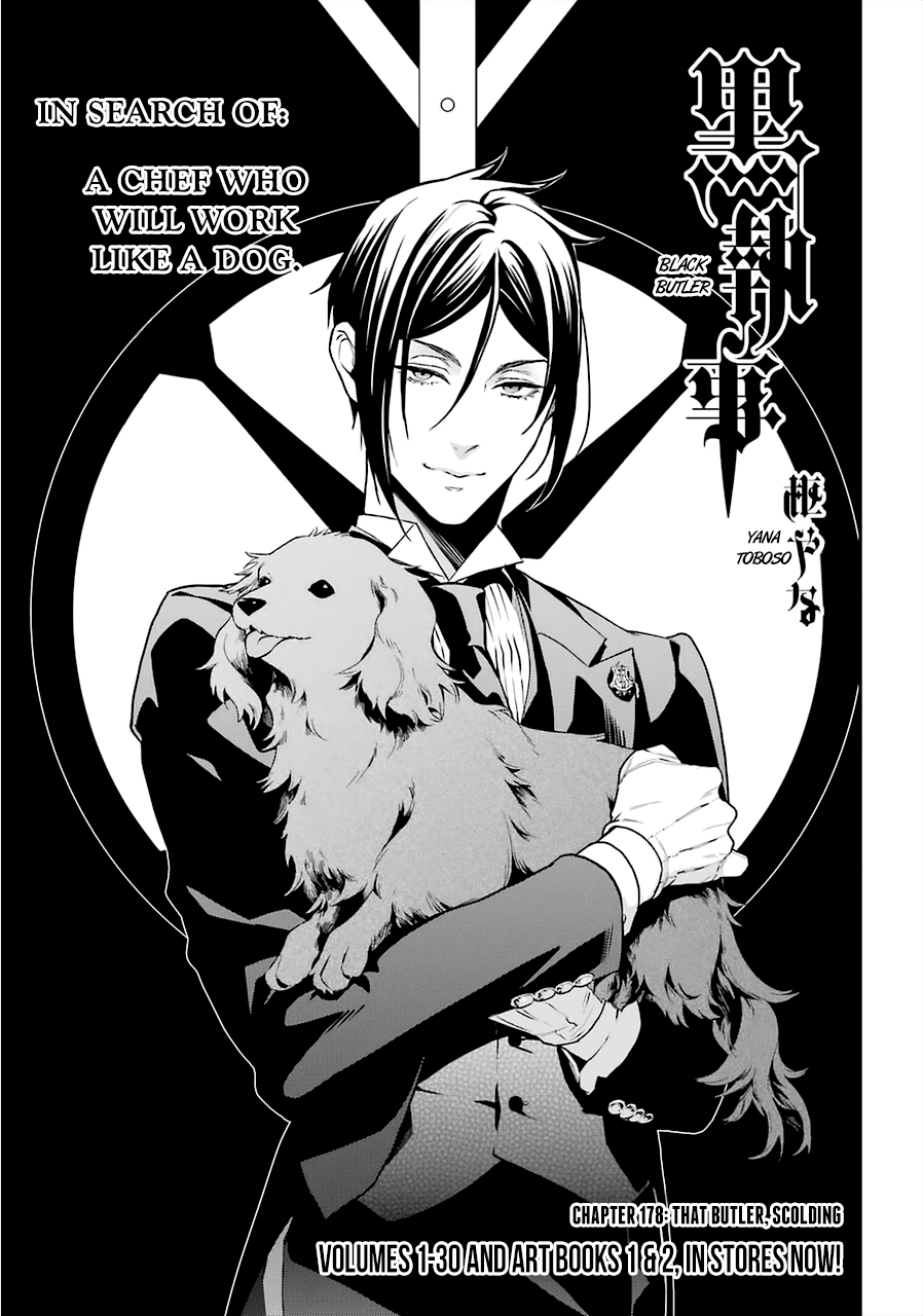 Kuroshitsuji Chapter 178 page 2 - Chapter 178: That Butler, Scolding