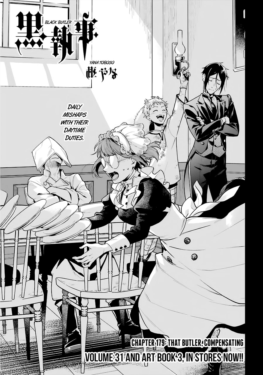 Kuroshitsuji Chapter 179 page 2 - Chapter 179: That Butler, Compensating